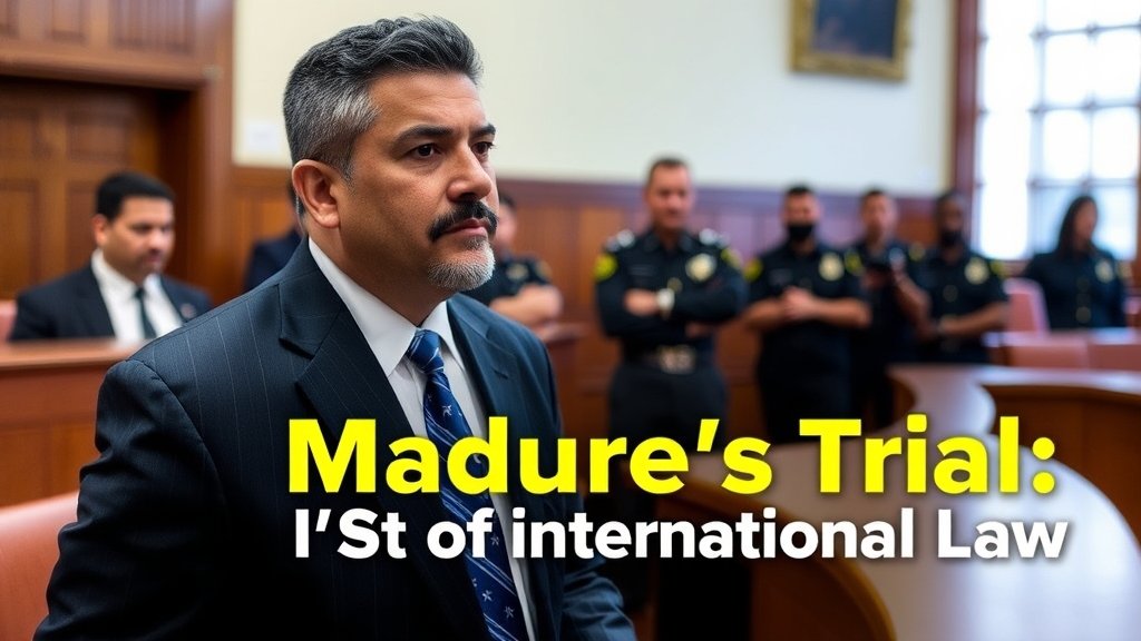 मदुरो का मामला: एक राजनीतिक और कानूनी द्वंद्व