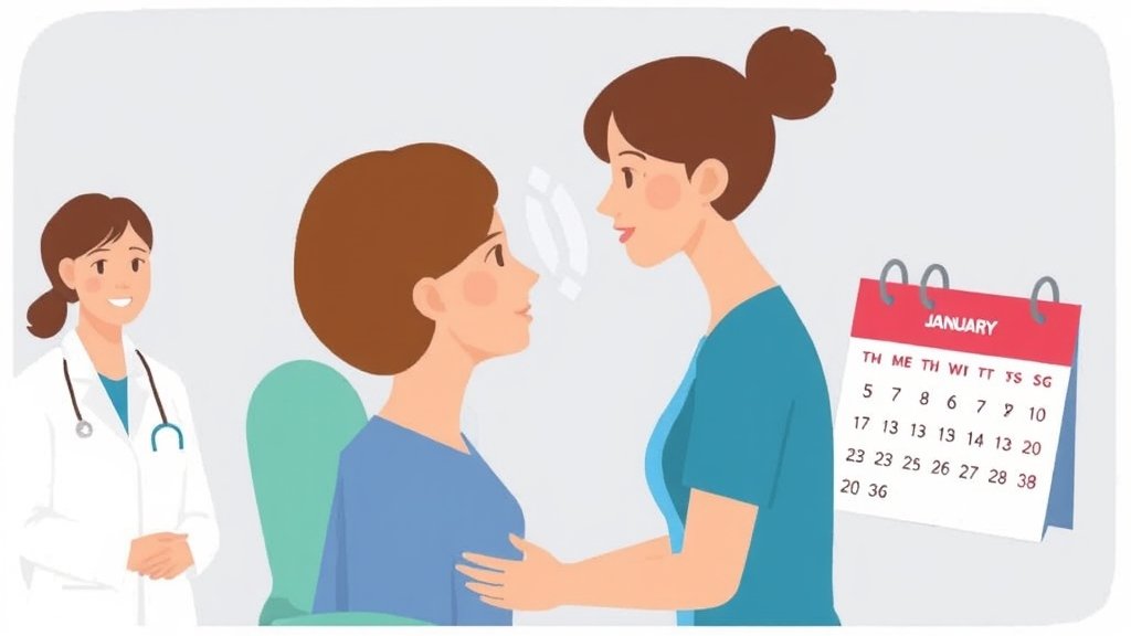 गर्भाशय स्वास्थ्य जागरूकता माह के दौरान रोकथाम की देखभाल को प्रोत्साहित करता है