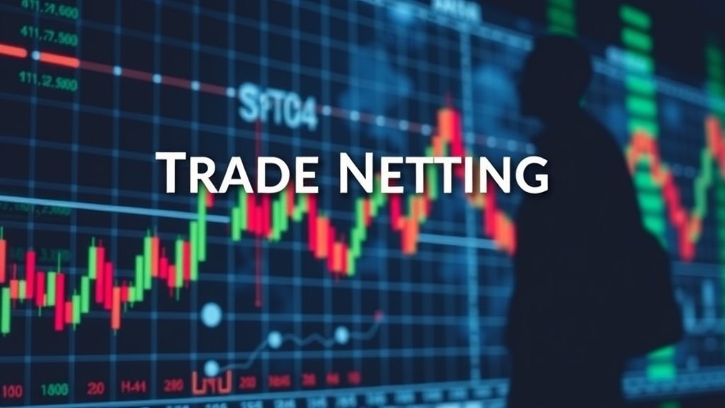 An image of a stock market graph with a foreign investor in the background, highlighting the concept of trade netting and its potential impact on the cash market.