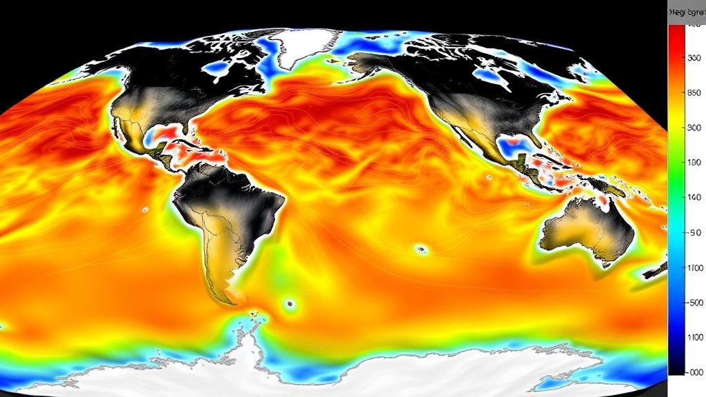 A 3D visualization of ocean currents and neodymium isotope distribution, with a focus on the bottom-up approach to modeling.