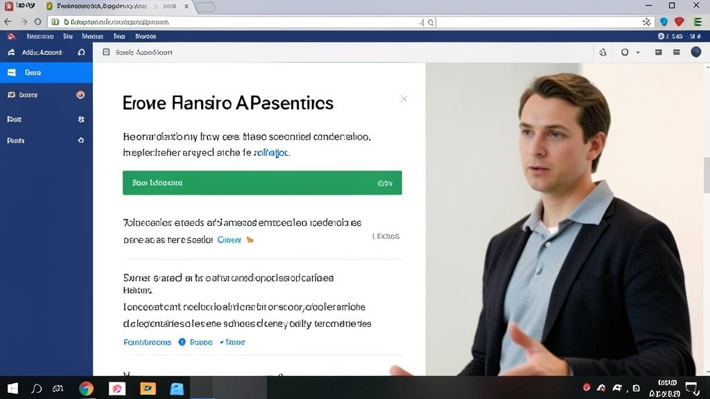 A screenshot of Adobe Acrobat's new AI-driven interface with a user turning a PDF into a presentation