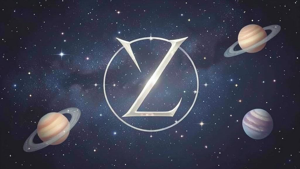 A serene and mystical illustration of the Virgo zodiac symbol with a subtle background of stars and planets, conveying a sense of cosmic guidance and wisdom.