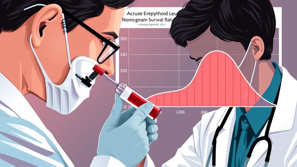 एक्यूट एरिथ्रॉइड ल्यूकेमिया के जीवित रहने की भविष्यवाणी नोमोग्राम द्वारा