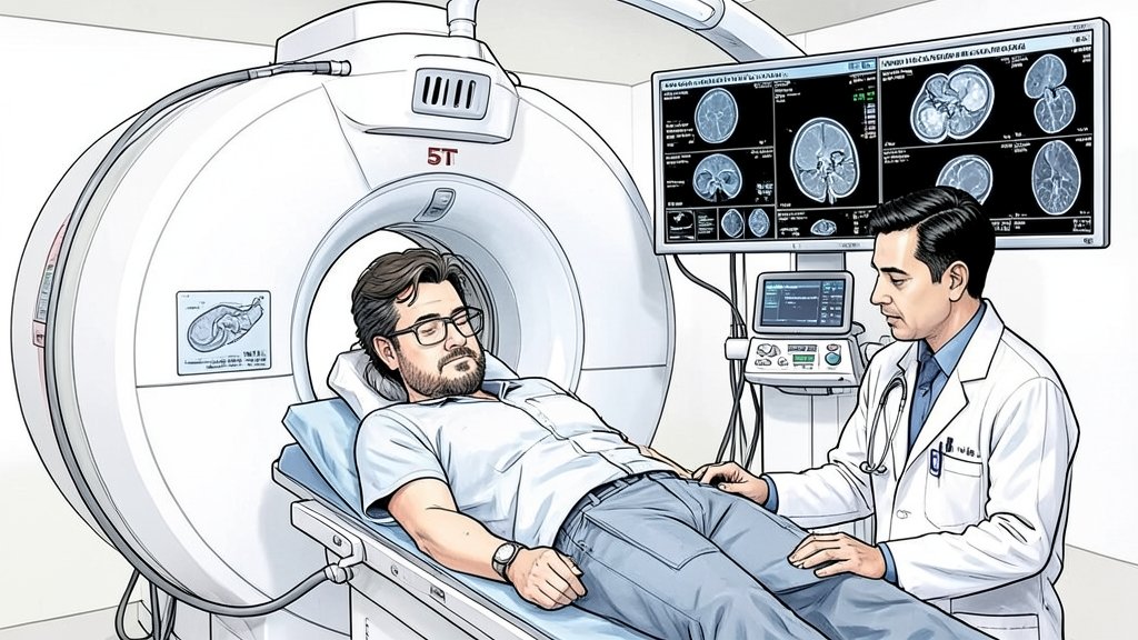 उल्ट्रा-हाई-फील्ड 5 टी एमआरआई: प्रोस्टेट कैंसर इमेजिंग में 3 टी को पीछे छोड़ता है