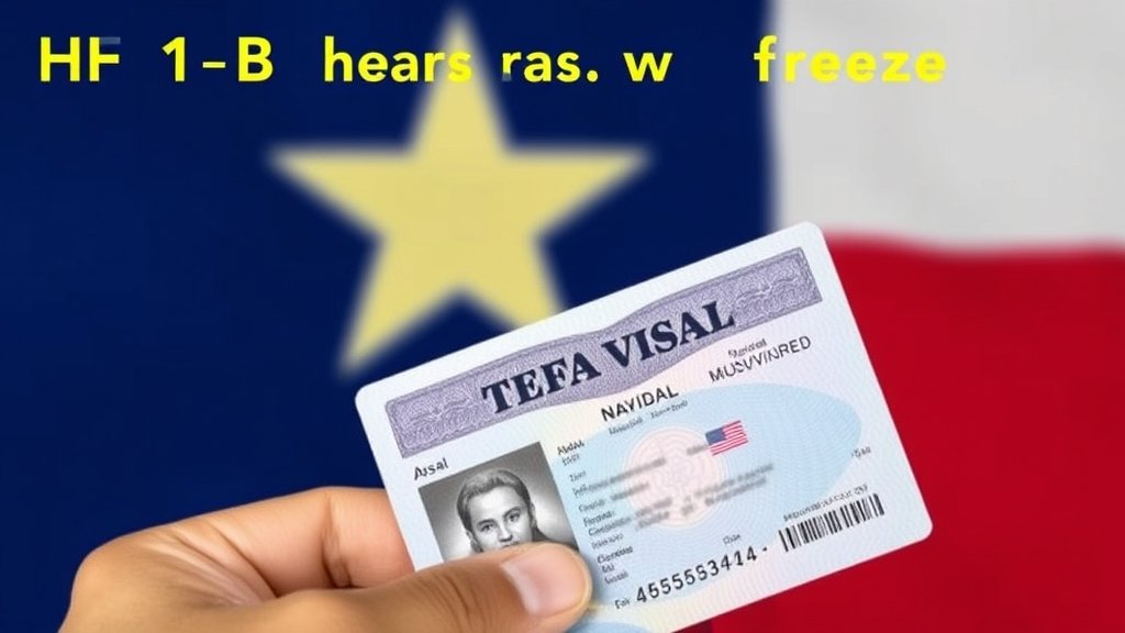 टेक्सास में एच-1बी वीजा पर रोक: अमेरिकी श्रमिकों के लिए क्या हैं इसके मायने