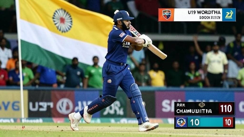 U19 विश्व कप: चमुदिथा के 110 रन से श्रीलंका की सेमीफाइनल की उम्मीदें जीवित