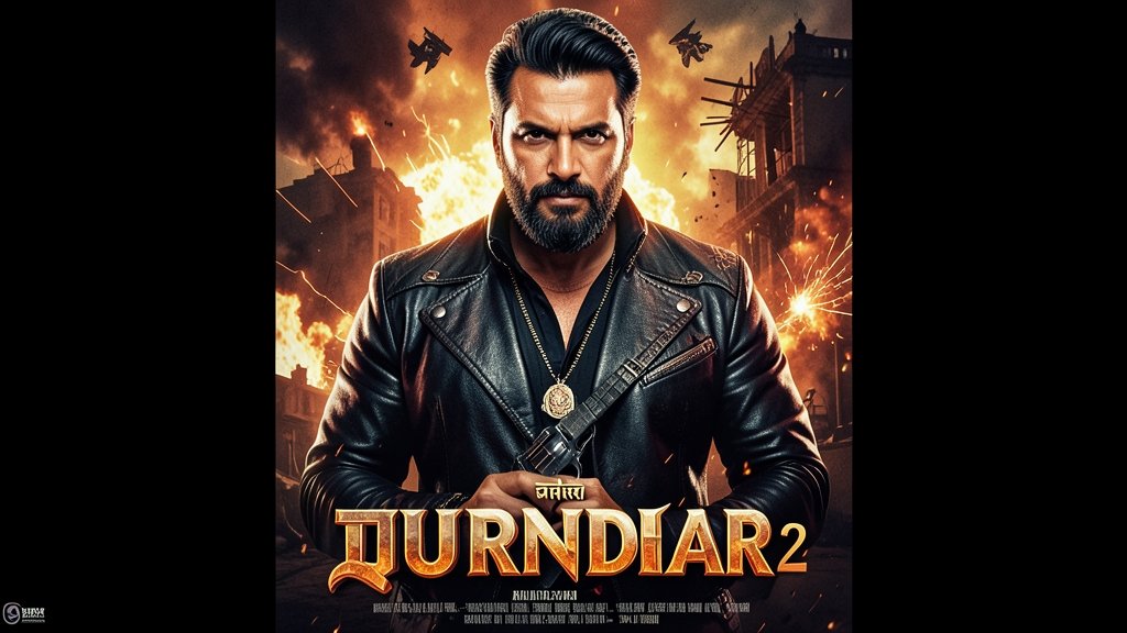 रणवीर सिंह की आगामी फिल्म धुरंधर २ का पोस्टर, जिसमें वह एक खतरनाक और स्टाइलिश अवतार में दिख रहे हैं