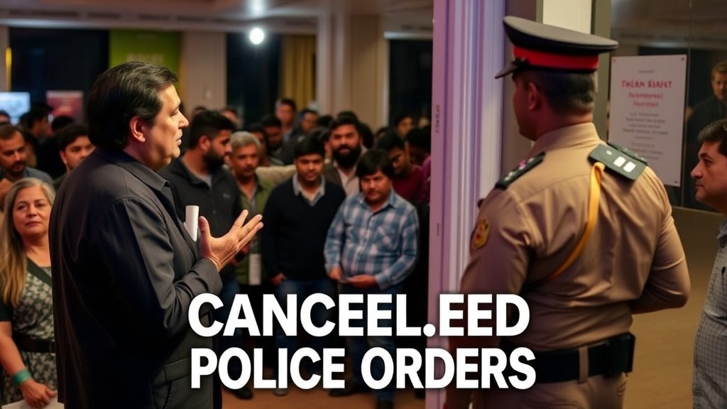 मुंबई में अनंद टेल्टुम्बड़े की किताब पर आयोजित कार्यक्रम को पुलिस के आदेश पर रद्द कर दिया गया