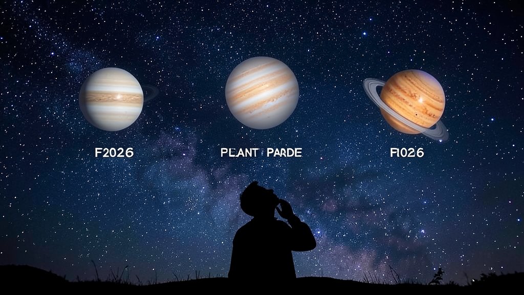 फरवरी प्लैनेट पेरेड: छह ग्रहों की खगोलीय भव्यता