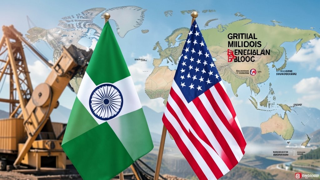 भारत और अमेरिका के बीच महत्वपूर्ण खनिज समझौता