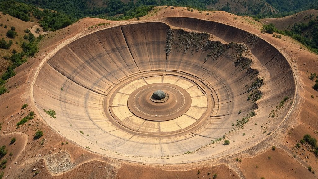 रामगढ़ क्रेटर: लोहे के उल्का के प्रभाव से बना एक रहस्यमय गड्ढा