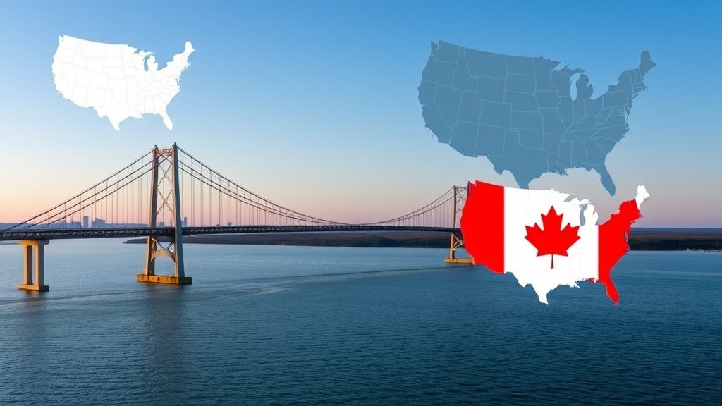 ट्रंप की धमकी: अमेरिका-कैनेडा पुल के उद्घाटन पर रोक लगाने की मांग