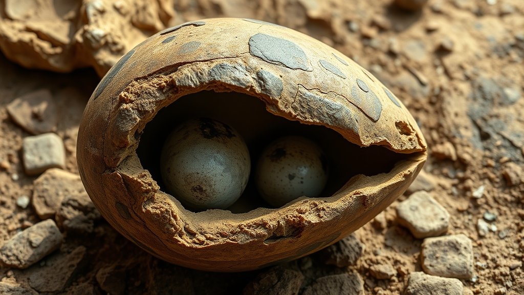 ६८ मिलियन वर्ष पूर्व दफन किया गया, वैज्ञानिकों ने एक डायनासोर के अंडे के अंदर एक और अंडा पाया