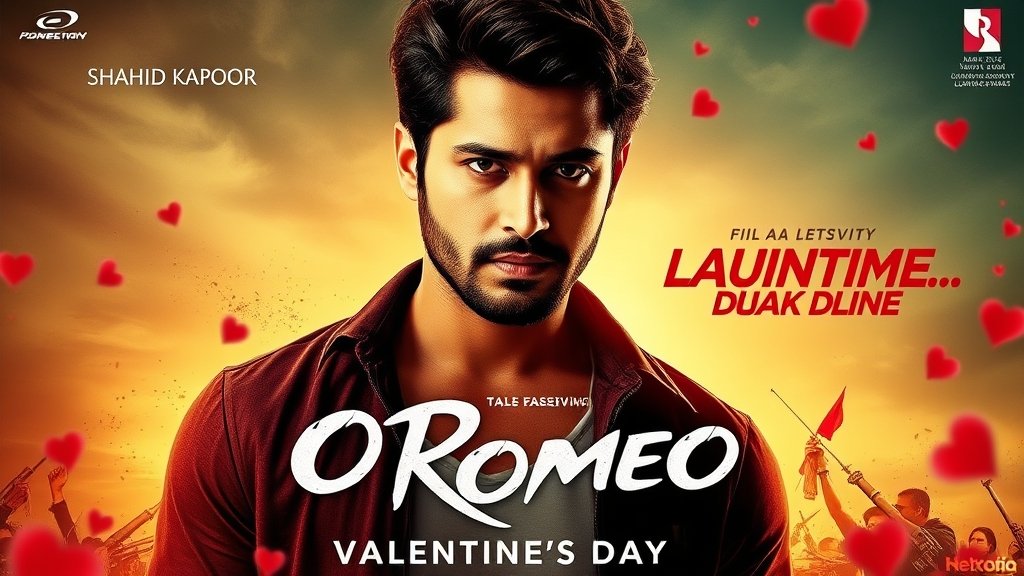 ओ रोमियो: विशाल भारद्वाज की नई फिल्म में शाहिद कपूर का जलवा