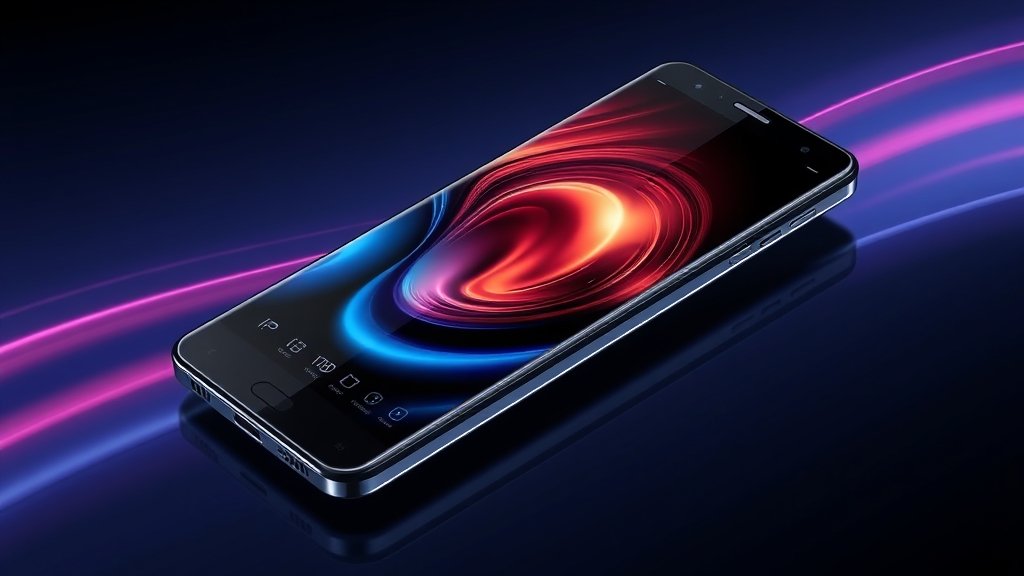 A high-quality image of the Pova Curve 2 smartphone with a slim and futuristic design, showcasing its large battery and advanced features.