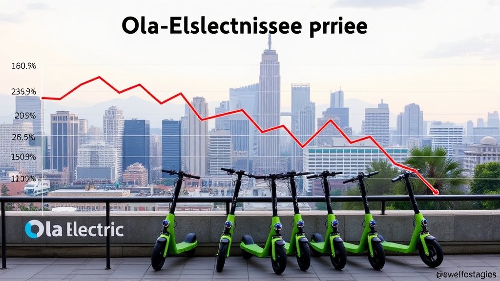 ओला इलेक्ट्रिक के शेयरों में गिरावट जारी, 5% और गिरकर ऑलटाइम लो पर