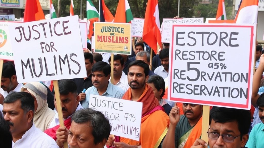 महाराष्ट्र में मुसलमानों के लिए 5% आरक्षण खत्म