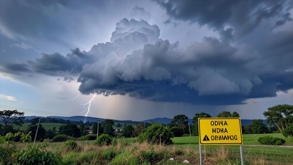 ओडिशा में मौसम: आईएमडी ने इन जिलों के लिए तूफान की चेतावनी जारी की