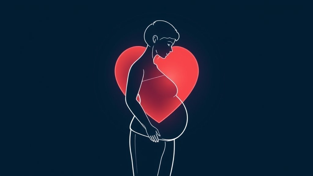 A illustration of a person undergoing weight loss surgery with a heart in the background, symbolizing the protection of the heart.