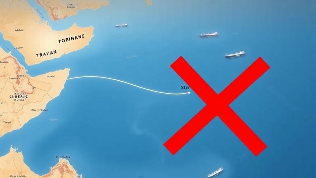 इरान के हॉर्मुज़ जलडमरूमध्य बंद करने के फैसले के वैश्विक अर्थव्यवस्था पर प्रभाव