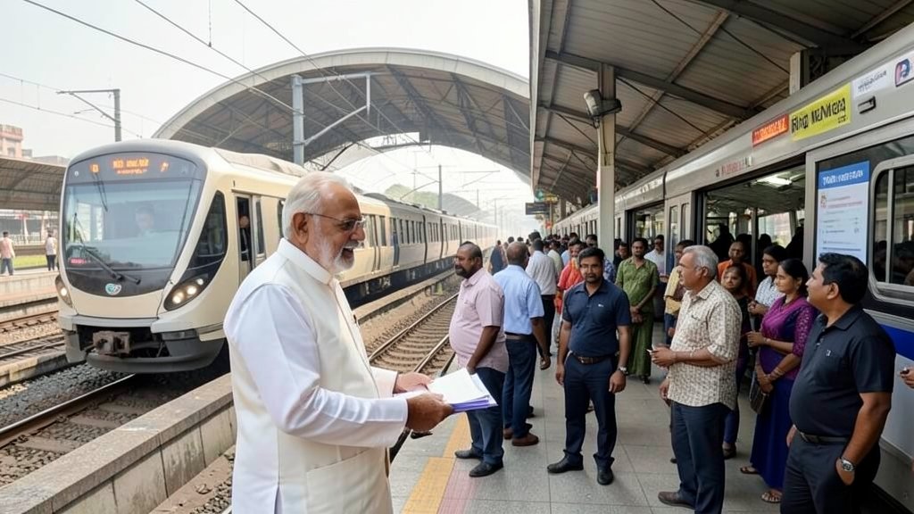 प्रधानमंत्री मोदी ने दिल्ली में भारत की पहली ‘रिंग मेट्रो’ का उद्घाटन किया