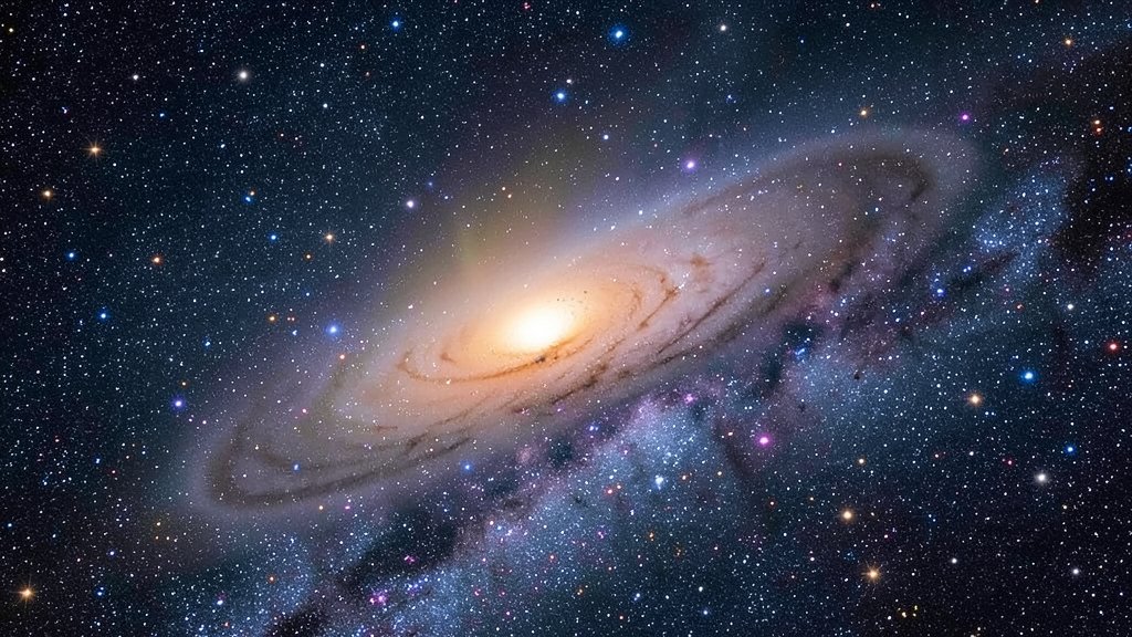 A high-resolution image of the interstellar comet 3I/ATLAS with a vibrant background of stars and galaxies, highlighting its unique composition and celestial journey.