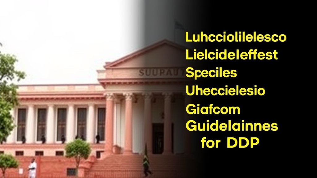 सुप्रीम कोर्ट का फैसला: डीजीपी चयन के लिए कॉलेजियम प्रणाली अमल में नहीं लाई जा सकती