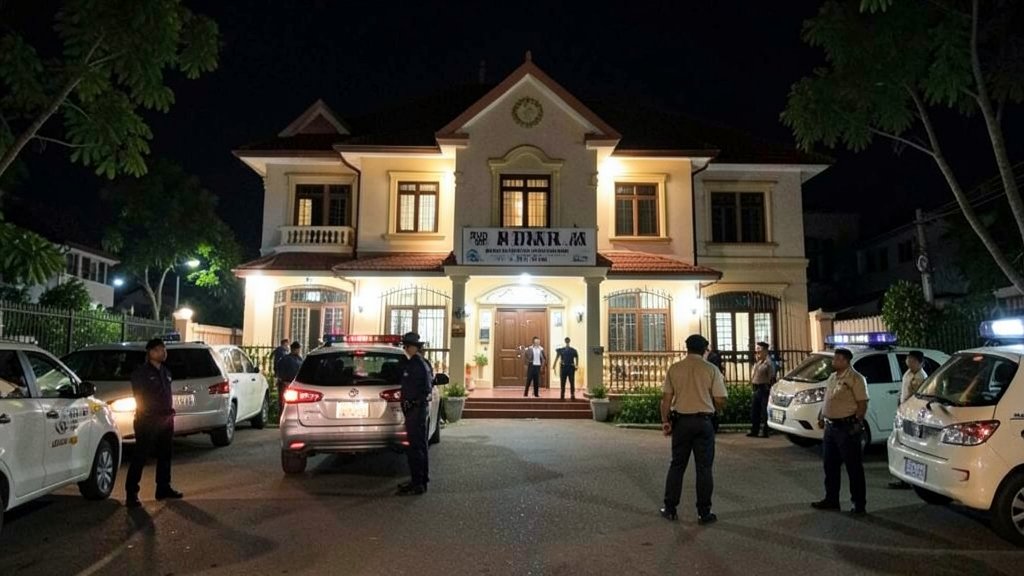 हैदराबाद फार्महाउस में अंदरूनी दृश्य: रात के समय हुई छापेमारी में राजनेताओं और व्यवसायियों का पर्दाफाश